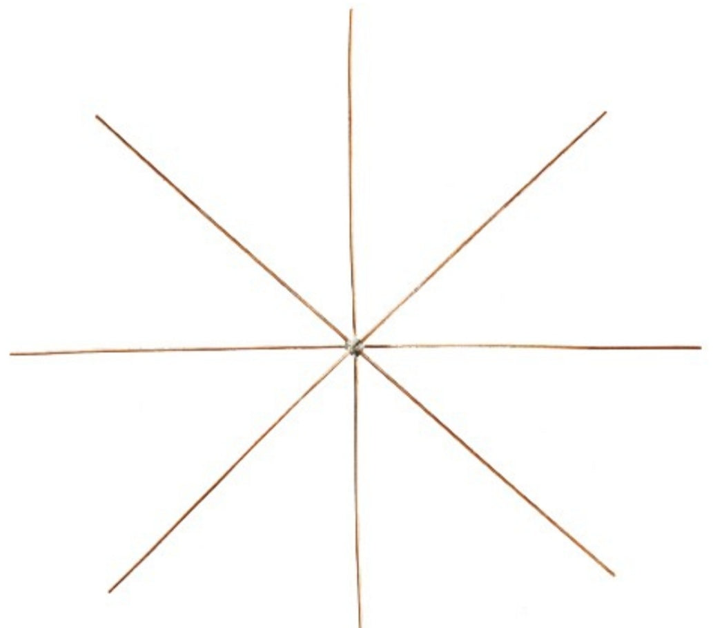 Drahtsterne 8-strahlig 5, 8, 10, 15 oder 20 cm - Draht 0,5mm / 0,7mm
