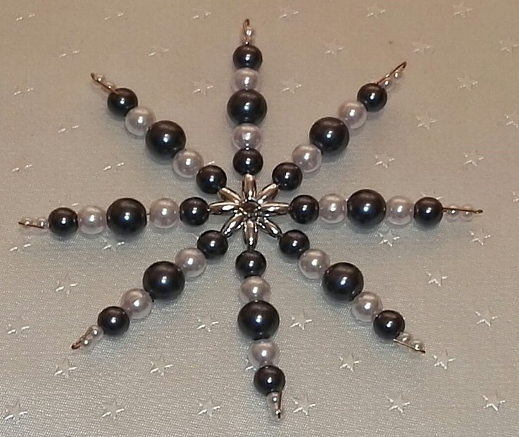 versch. Perlensterne Bastelset - Auswahl - Perlen Sterne Drahtsterne Schmuck