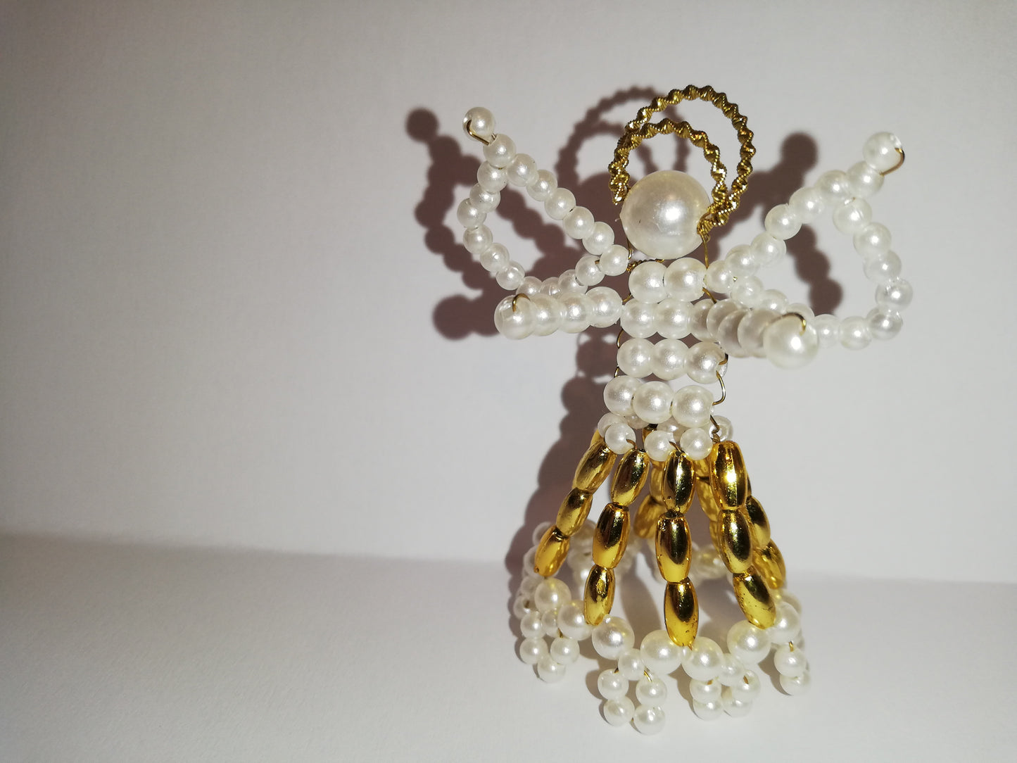 Perlen Engel, 6cm , versch. Unikate , echte Handarbeit ,Dekoration, Deko