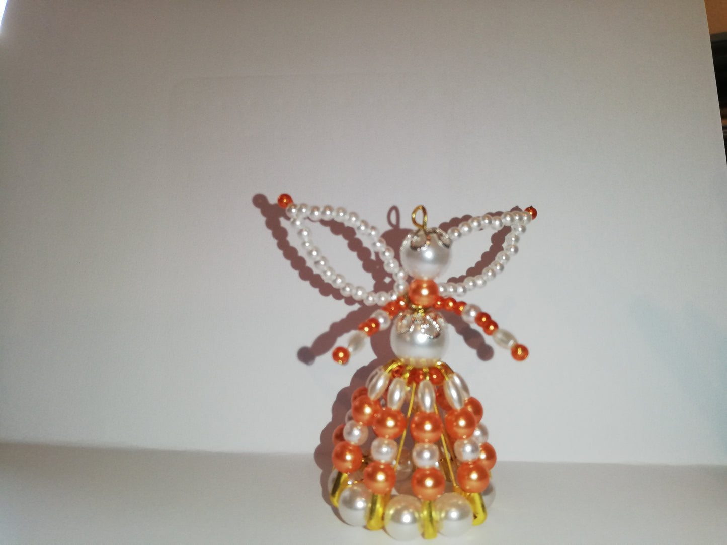 Perlen Engel, 6cm , versch. Unikate , echte Handarbeit ,Dekoration, Deko