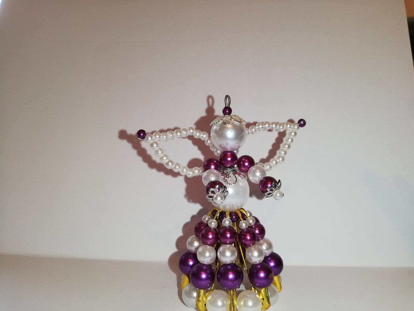 Perlen Engel, 6cm , versch. Unikate , echte Handarbeit ,Dekoration, Deko