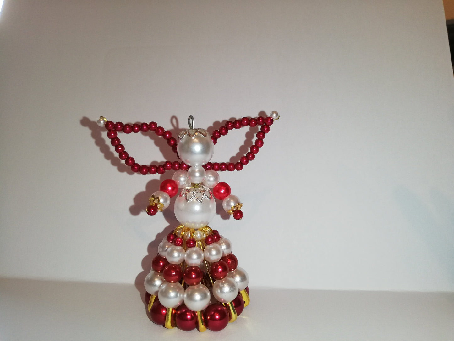 Perlen Engel, 6cm , versch. Unikate , echte Handarbeit ,Dekoration, Deko