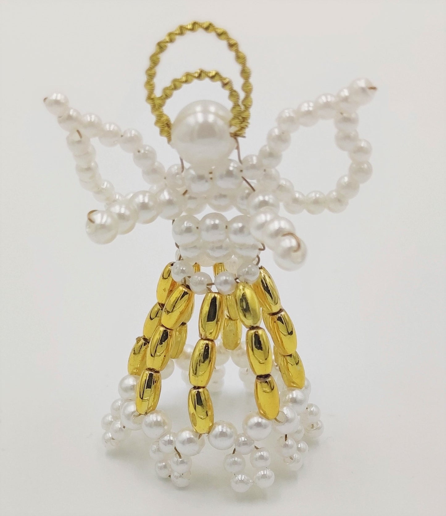 Perlen Engel, 6cm , versch. Unikate , echte Handarbeit ,Dekoration, Deko