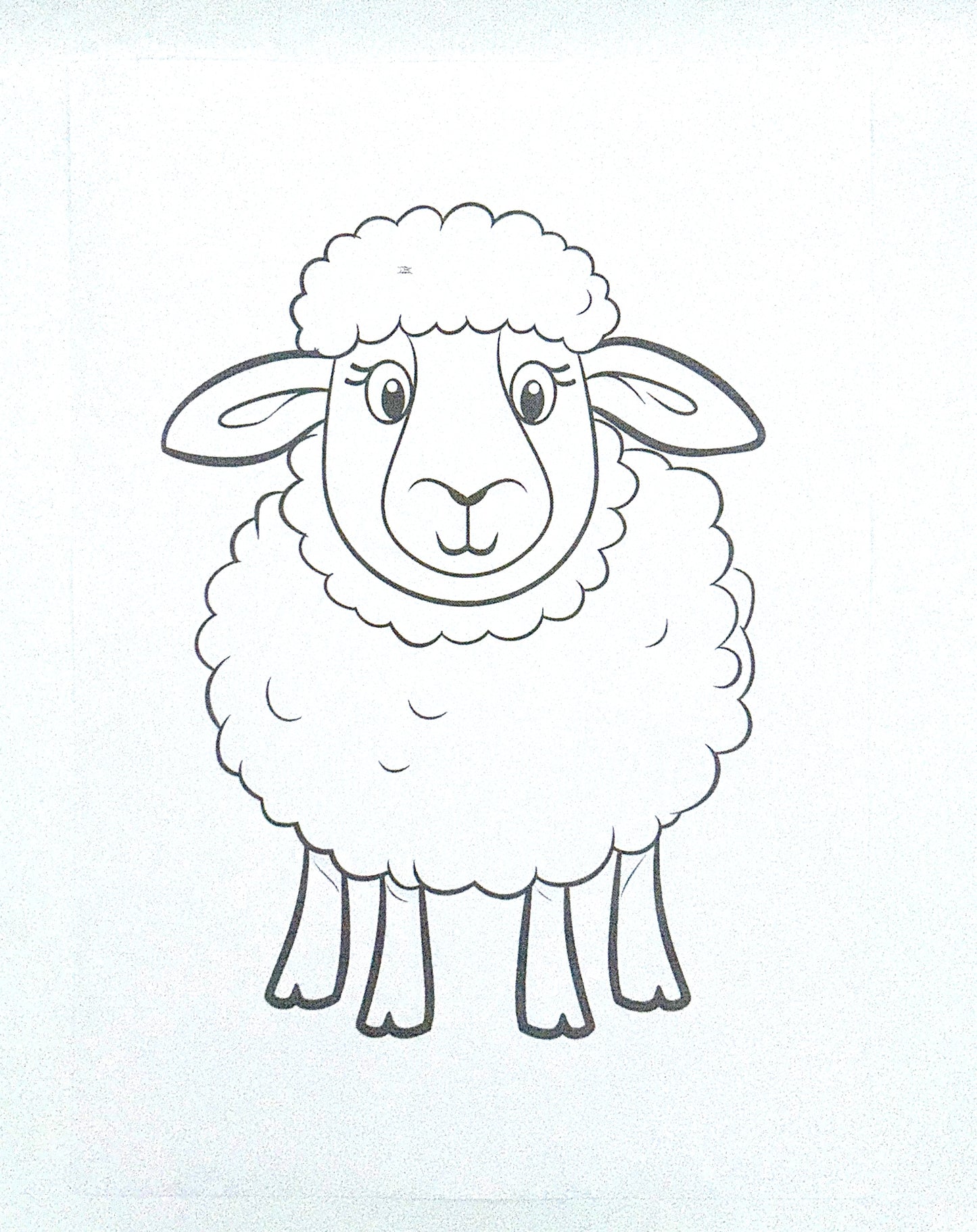 Kinder Ausmalheft mit 10 verschiedenen Tiermotiven und Buntstifte in brillanten Farben