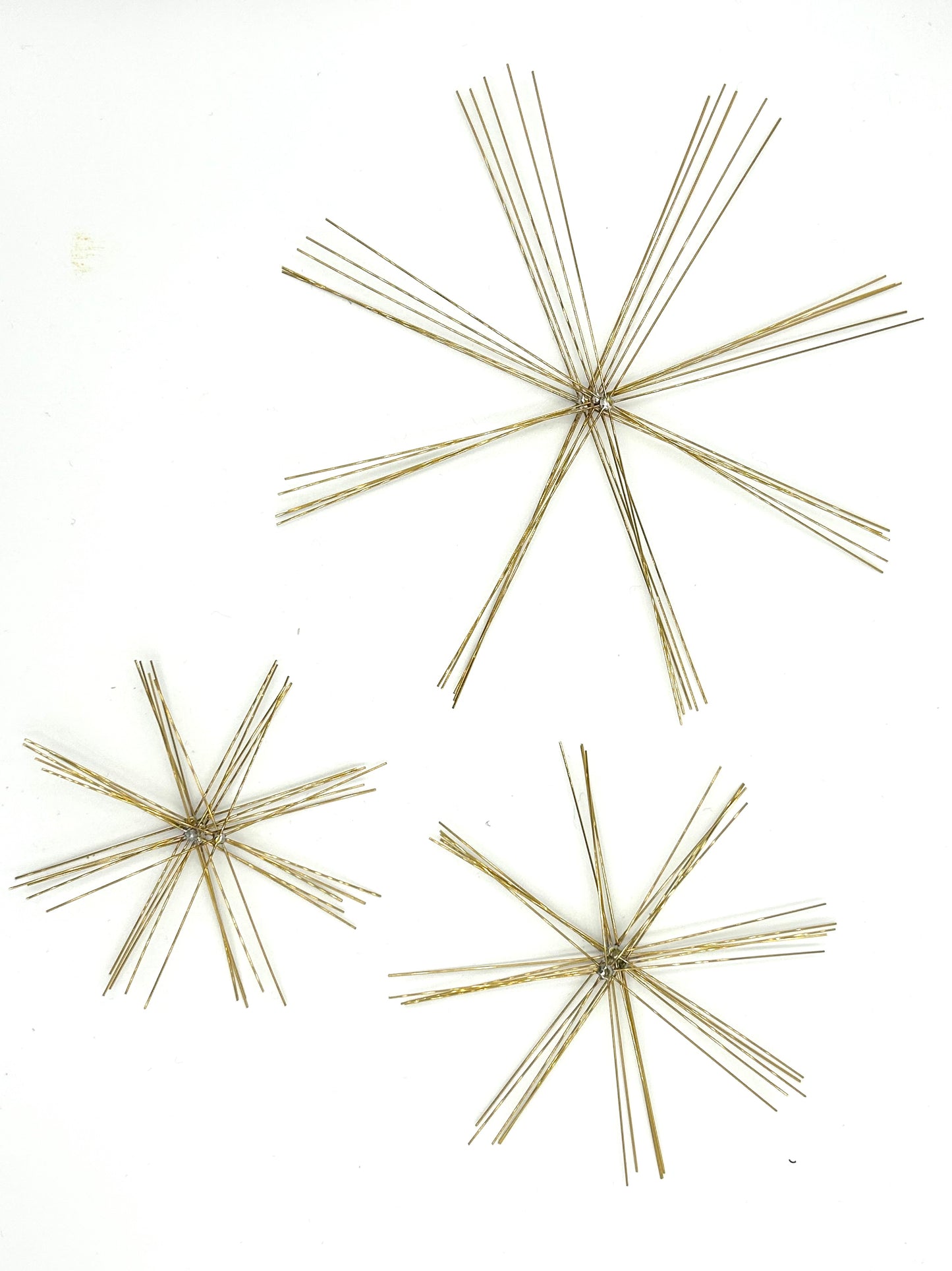 Drahtsterne Set , 30 - teilig , 8 / 10 / 15 cm je 10 Stück