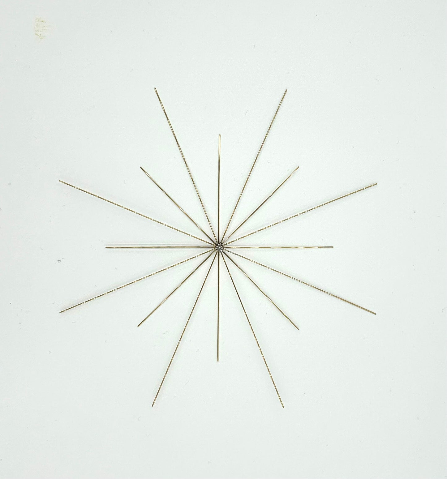 Drahtsterne 16-strahlig 5 / 8 / 10 / 15 / 20 cm - Draht 0,5 / 0,7 mm