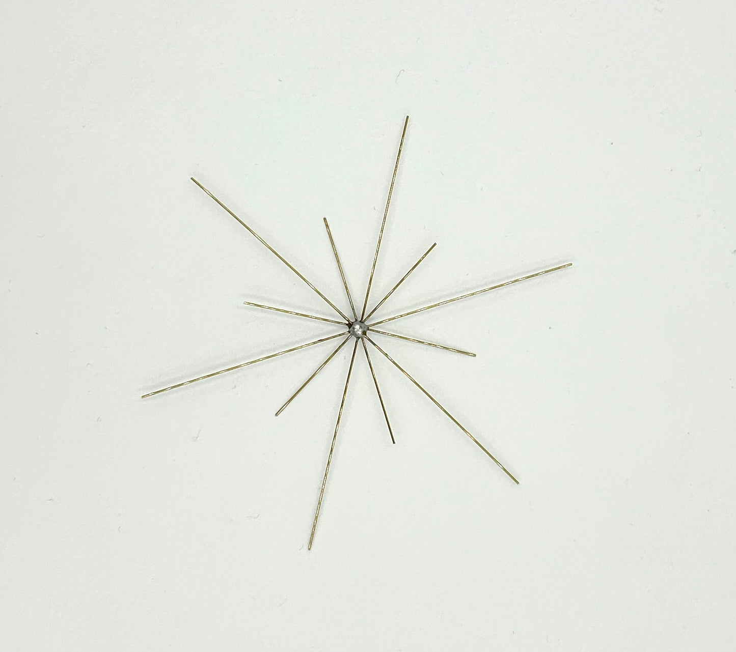 Drahtsterne 12 - strahlig 5 / 8 / 10 / 15 / 20 cm - Draht 0,5 / 0,7 mm