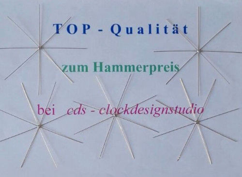 Drahtsterne 8-strahlig 5, 8, 10, 15 oder 20 cm - Draht 0,5mm / 0,7mm
