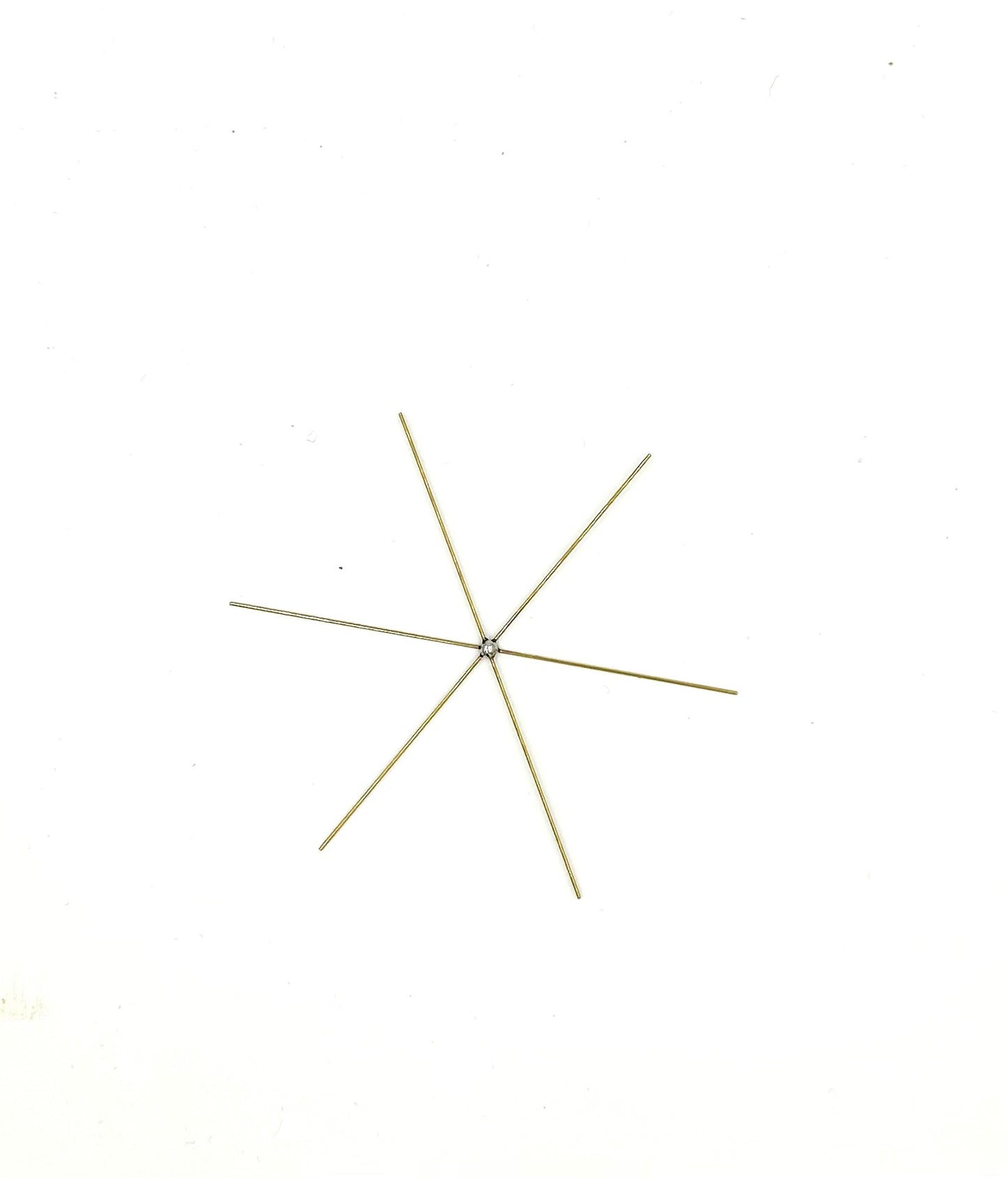 Drahtsterne , 6 - strahlig  5, 8, 10, 15 oder 20 cm  -  Draht 0,5mm / 0,7mm