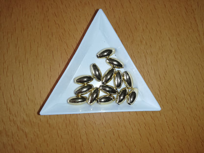 Oliven Acrylperlen 3x6 und 6x12mm Farbwahl