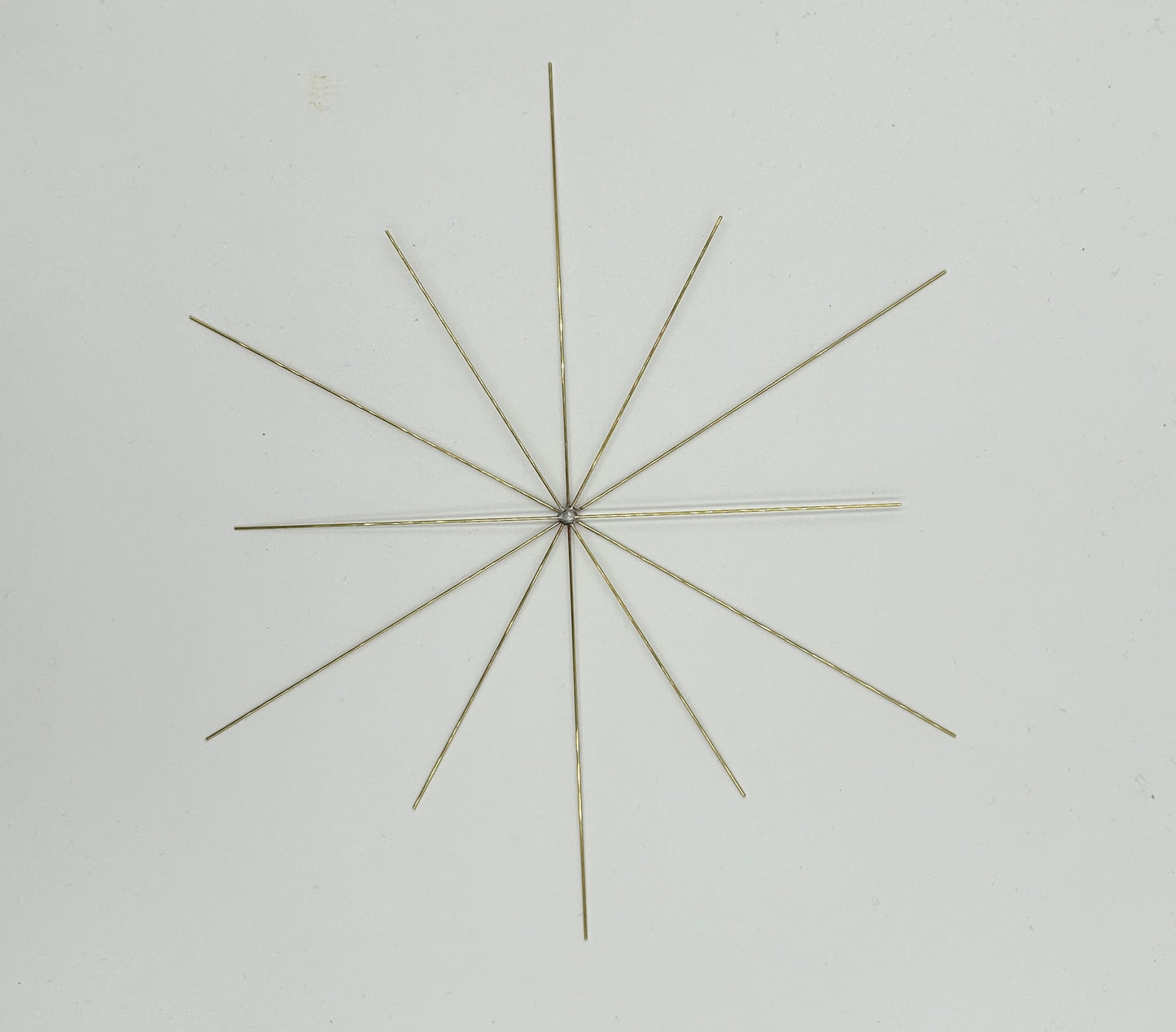 5 Drahtsterne - 15/20 cm ,  12 - strahlig ,  Draht 0,7 mm