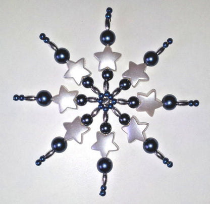 Perlensterne Bastelset - Auswahl Perlen Sterne Drahtsterne Set Schmuck Deko
