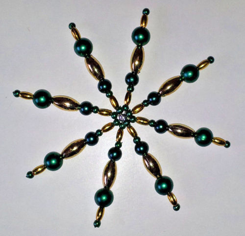 Perlensterne Bastelset - Auswahl Perlen Sterne Drahtsterne Set Schmuck Deko