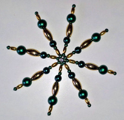 Perlensterne Bastelset - Auswahl Perlen Sterne Drahtsterne Set Schmuck Deko