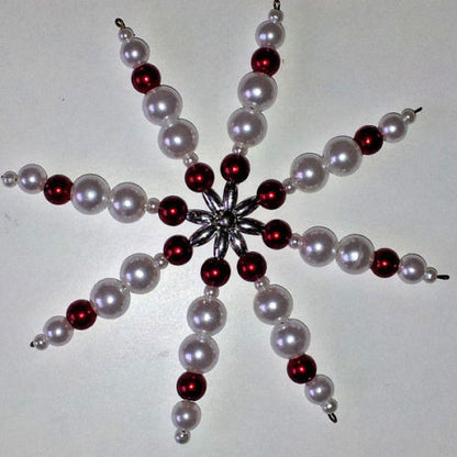 Perlensterne Bastelset - Auswahl Perlen Sterne Drahtsterne Set Schmuck Deko
